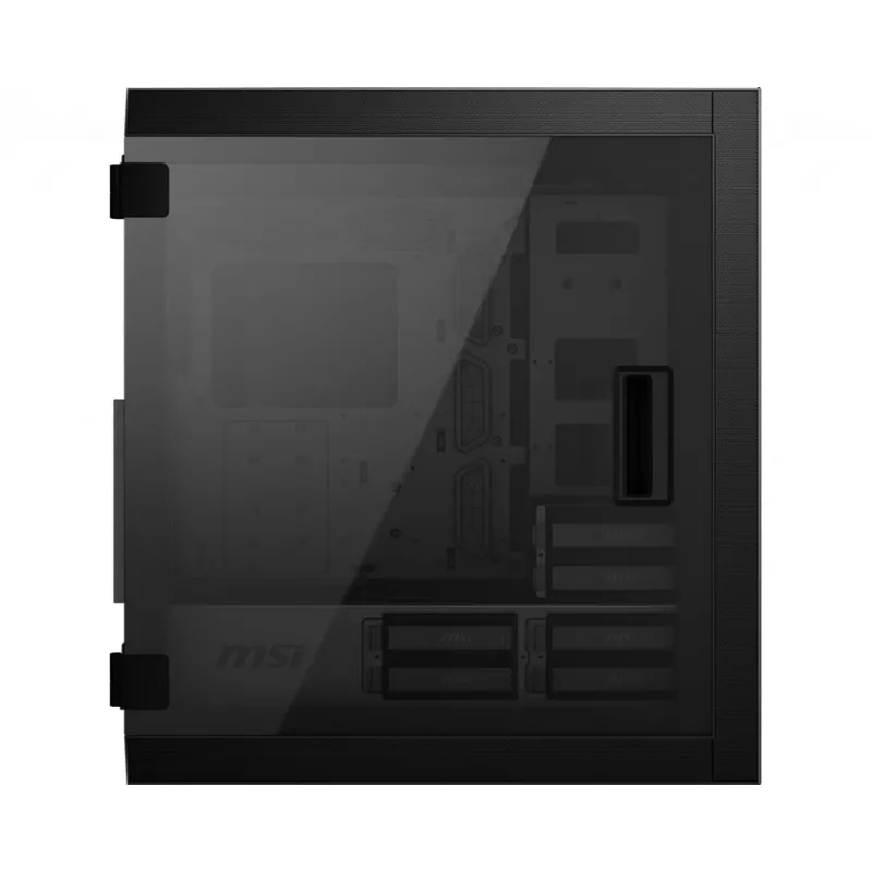 Caixa de computador gaming MSI MPG SEKIRA 500P Full-Tower 'Preto, 4 ventoinhas PWM de 120mm, USB Type-C, painel de vidro temperado, E-ATX, ATX, mATX, mini-ITX'