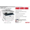 Xerox B235 A4 34ppm Wireless Duplex Copiar/Imprimir/Digitalizar/Fax PS3 PCL5e/6 ADF 2 bandejas total 251 folhas