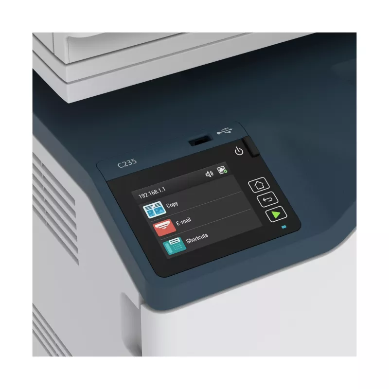 Xerox C235 A4 22ppm Wireless Copiar/Imprimir/Digitalizar/Fax PS3 PCL5e/6 ADF 2 bandejas de papel total 251 folhas