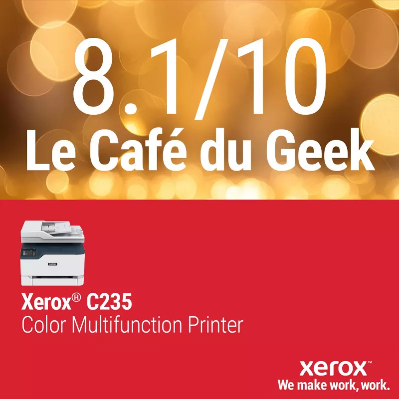Xerox C235 A4 22ppm Wireless Copiar/Imprimir/Digitalizar/Fax PS3 PCL5e/6 ADF 2 bandejas de papel total 251 folhas