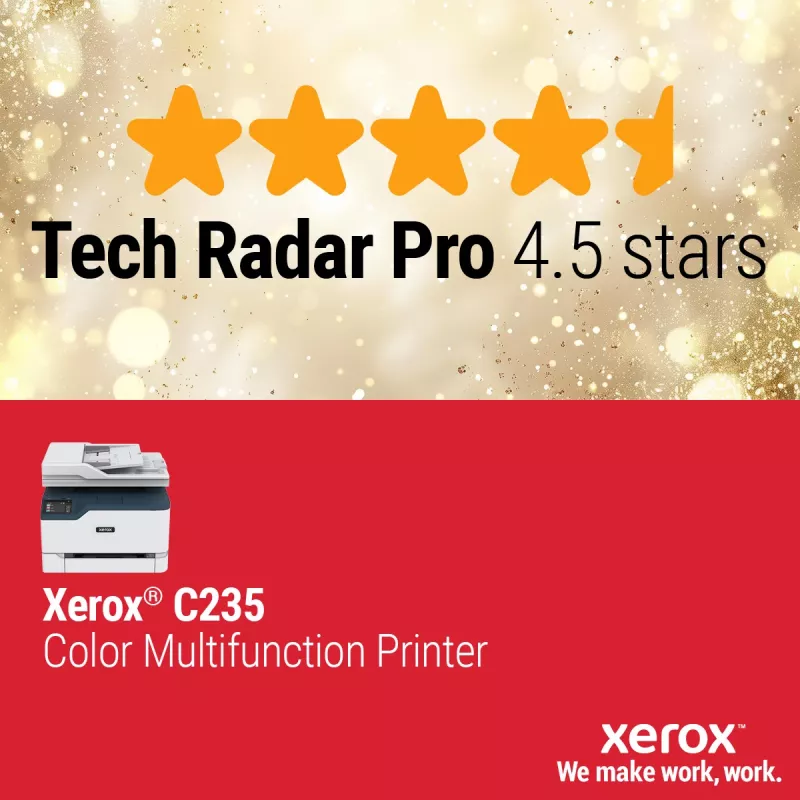 Xerox C235 A4 22ppm Wireless Copiar/Imprimir/Digitalizar/Fax PS3 PCL5e/6 ADF 2 bandejas de papel total 251 folhas