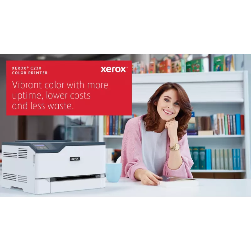 Xerox C230 A4 22ppm Wireless Duplex Impressora PS3 PCL5e6 2 bandejas de papel total 251 folhas