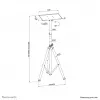 Neomounts NS-FS200Preto Suporte de chão 10-32 inch, 15 kg, 25,4 cm (10 inch), 81,3 cm (32 inch), 75 x 75 mm, 100 x 100 mm, 1080 - 1780 mm