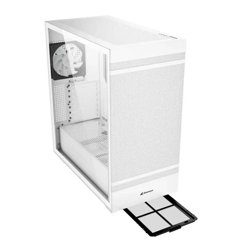 Caixa de PC Sharkoon REBEL C50 RGB Full Tower Branco