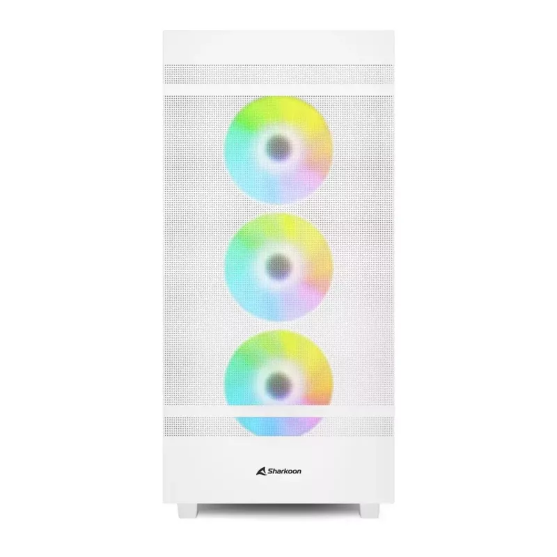 Caixa de PC Sharkoon REBEL C50 RGB Full Tower Branco