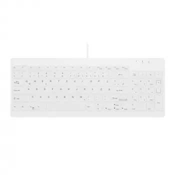 Contour Design Active Key Contour QuickClean Teclado médico IP68 Compacto com fios branco DE C7012