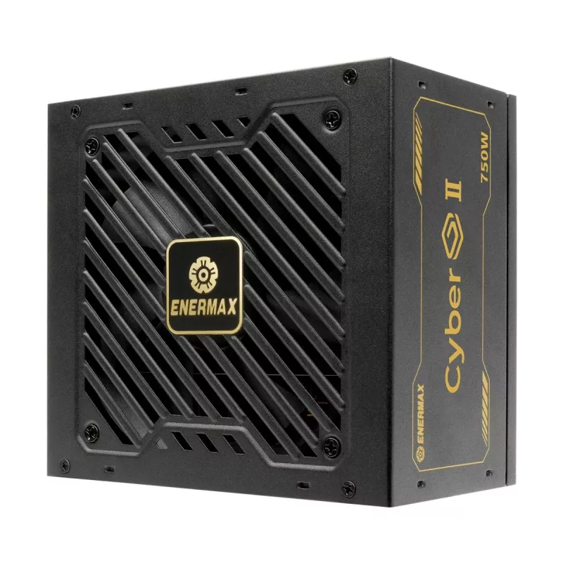 Enermax CyberG II ERV750G-AHG-NAC fonte de alimentação 750 W, 80 Plus Gold, não modular, ATX, preta