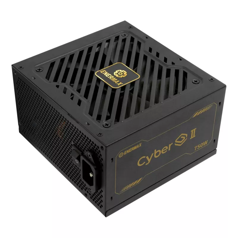 Enermax CyberG II ERV750G-AHG-NAC fonte de alimentação 750 W, 80 Plus Gold, não modular, ATX, preta
