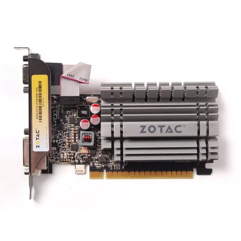 Placa gráfica ZOTAC Force 4GB GT730 PCIe 2.0 x16 DVI/HDMI/VGA 902 MHz 2560x1600