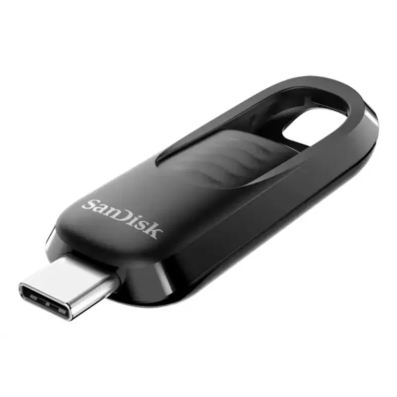 WESTERN DIGITAL Sandisk Ultra Slider - 64GB pen USB - USB-C 3.2 Gen 1 - conector retrátil