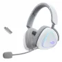 Headset ASUS ROG Delta II com fios e sem fios com arco de cabeça gaming USB Type-C Bluetooth branco