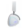 Headset ASUS ROG Delta II com fios e sem fios com arco de cabeça gaming USB Type-C Bluetooth branco