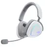 Headset ASUS ROG Delta II com fios e sem fios com arco de cabeça gaming USB Type-C Bluetooth branco