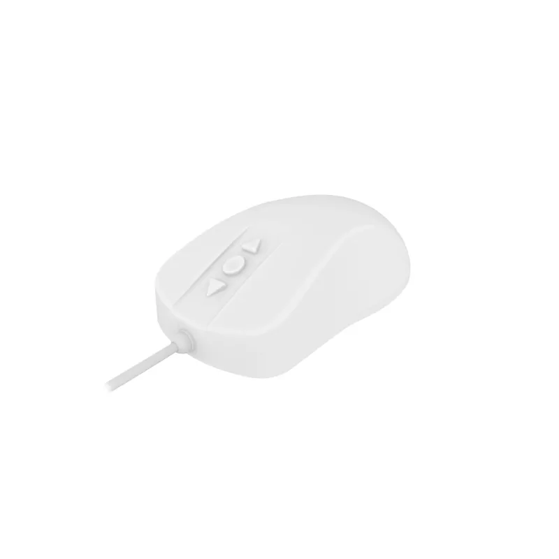 Rato médico Contour Design Active Key Contour ClassicClean IP68 5 botões com fios branco PMH1