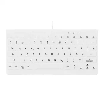 Teclado médico Contour Design Active Key Contour QuickClean IP68 mini com fios branco DE C4112