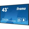 Ecrã de sinalização iiyama LH4365UHSB-B1 design quiosque 108 cm (42,5 polegadas) LED Wi-Fi 800 cd/m² 4K Ultra HD preto processador integrado Android 11 24/7