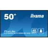 Ecrã de sinalização iiyama LH5065UHSB-B1AG ecrã plano de sinalização digital 125,7 cm (49,5 polegadas) LCD Wi-Fi 800 cd/m² 4K Ultra HD preto processador integrado Android 11 24/7