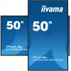 Ecrã de sinalização iiyama LH5065UHSB-B1AG ecrã plano de sinalização digital 125,7 cm (49,5 polegadas) LCD Wi-Fi 800 cd/m² 4K Ultra HD preto processador integrado Android 11 24/7