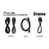 Ecrã de sinalização iiyama LH5565UHSB-B1 design quiosque 138,7 cm (54,6 polegadas) LED Wi-Fi 800 cd/m² 4K Ultra HD preto processador integrado Android 11 24/7