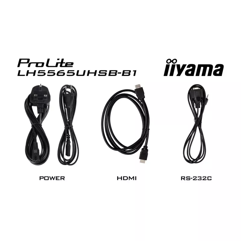 Ecrã de sinalização iiyama LH5565UHSB-B1 design quiosque 138,7 cm (54,6 polegadas) LED Wi-Fi 800 cd/m² 4K Ultra HD preto processador integrado Android 11 24/7