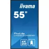 Ecrã de sinalização iiyama LH5565UHSB-B1 design quiosque 138,7 cm (54,6 polegadas) LED Wi-Fi 800 cd/m² 4K Ultra HD preto processador integrado Android 11 24/7
