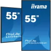 Ecrã de sinalização iiyama LH5565UHSB-B1 design quiosque 138,7 cm (54,6 polegadas) LED Wi-Fi 800 cd/m² 4K Ultra HD preto processador integrado Android 11 24/7