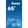 Ecrã de sinalização iiyama LH6565UHSB-B1 design quiosque 163,8 cm (64,5 polegadas) LED Wi-Fi 800 cd/m² 4K Ultra HD preto processador integrado Android 11 24/7