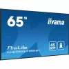 Ecrã de sinalização iiyama LH6565UHSB-B1 design quiosque 163,8 cm (64,5 polegadas) LED Wi-Fi 800 cd/m² 4K Ultra HD preto processador integrado Android 11 24/7
