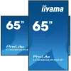 Ecrã de sinalização iiyama LH6565UHSB-B1 design quiosque 163,8 cm (64,5 polegadas) LED Wi-Fi 800 cd/m² 4K Ultra HD preto processador integrado Android 11 24/7