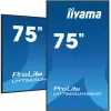 Ecrã de sinalização iiyama LH7565UHSB-B1 design quiosque 189,2 cm (74,5 polegadas) LED Wi-Fi 800 cd/m² 4K Ultra HD preto processador integrado Android 11 24/7