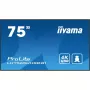 Ecrã de sinalização iiyama LH7565UHSB-B1 design quiosque 189,2 cm (74,5 polegadas) LED Wi-Fi 800 cd/m² 4K Ultra HD preto processador integrado Android 11 24/7