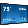 iiyama PROLITE TE7514MIS-B2AG design quiosque 190,5 cm (75 polegadas) LCD Wi-Fi 435 cd/m² 4K Ultra HD preto ecrã tátil processador integrado Android 24/7
