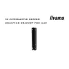 iiyama PROLITE TE7514MIS-B2AG design quiosque 190,5 cm (75 polegadas) LCD Wi-Fi 435 cd/m² 4K Ultra HD preto ecrã tátil processador integrado Android 24/7