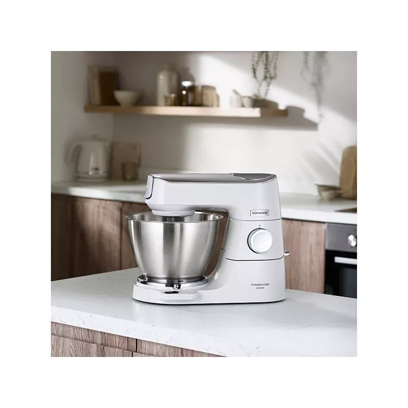 Kenwood KVC65.001WH Máquina de cozinha 1200 W 5 l aço inoxidável, branco balança integrada