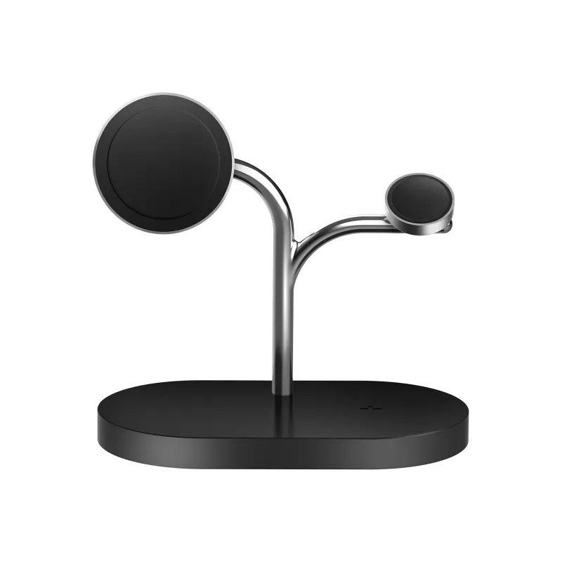Samsung GP-PWU024WIABW carregador móvel headset, smartphone, smartwatch preto, prateado USB carregamento sem fios interior