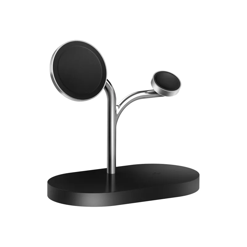 Samsung GP-PWU024WIABW carregador móvel headset, smartphone, smartwatch preto, prateado USB carregamento sem fios interior