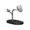 Samsung GP-PWU024WIABW carregador móvel headset, smartphone, smartwatch preto, prateado USB carregamento sem fios interior