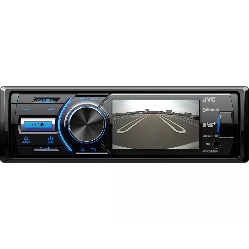 JVC KD-X561DBT autorrádio preto, azul 180 W Bluetooth