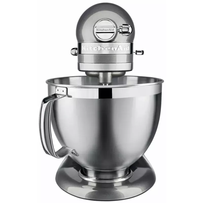 Batedeira KITCHENAID ARTISAN 5KSM185PS — 300 W, 4,8 L tigela de aço inoxidável, 10 velocidades, prateado