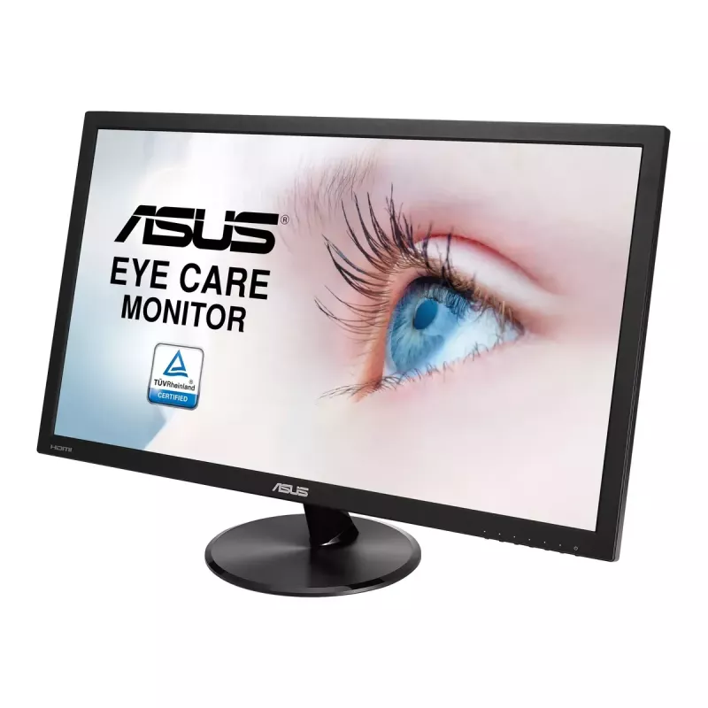 ASUS VP247HAE monitor 23,6 polegadas Full HD (1920 x 1080) VA LED, 5 ms, 250 cd/m², 3000:1, HDMI + VGA, preto