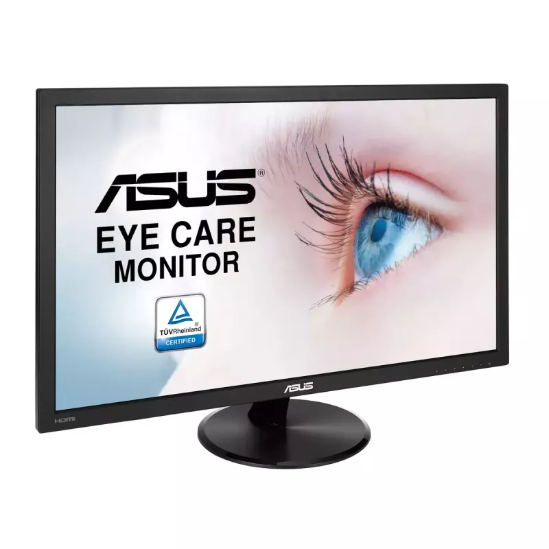 ASUS VP247HAE monitor 23,6 polegadas Full HD (1920 x 1080) VA LED, 5 ms, 250 cd/m², 3000:1, HDMI + VGA, preto