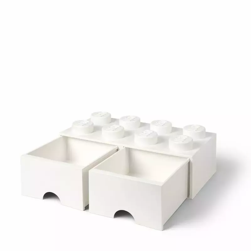 Gaveta LEGO Brick 8, room copenhagen RC40061735, branco