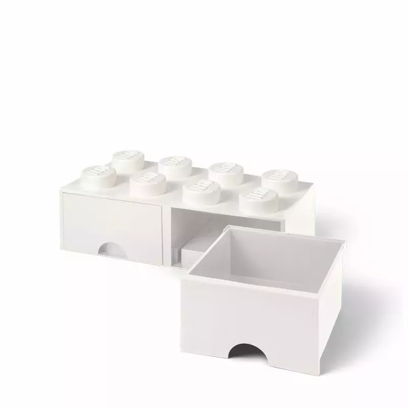 Gaveta LEGO Brick 8, room copenhagen RC40061735, branco