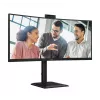 AOC E4 CU34E4CW Monitor de computador 86,4 cm (34 polegadas) 3440 x 1440 píxeis UltraWide Quad HD LED preto