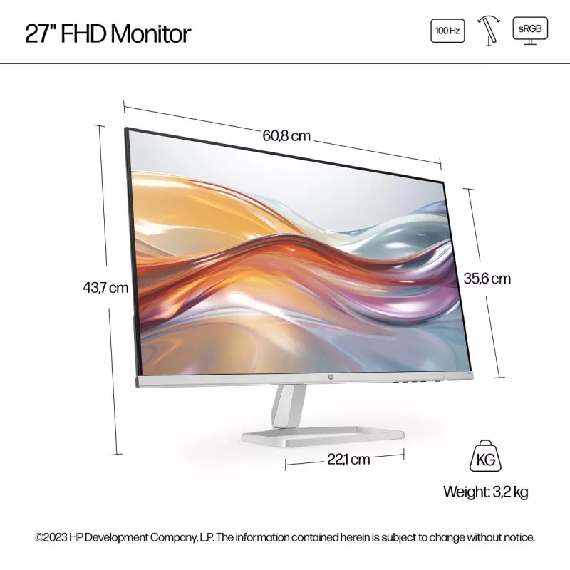 Monitor HP INC 94F44E9 24 polegadas LCD Display LED 1920x1080