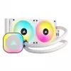 Cooler de CPU CORSAIR – iCUE Link H100i RGB cooler líquido AiO – branco