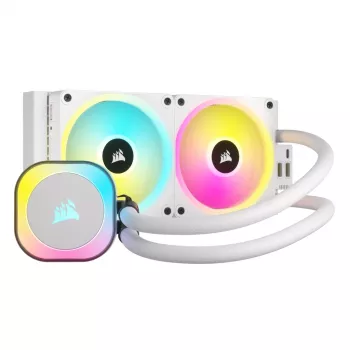 Cooler de CPU CORSAIR – iCUE Link H100i RGB cooler líquido AiO – branco