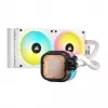 Cooler de CPU CORSAIR – iCUE Link H100i RGB cooler líquido AiO – branco