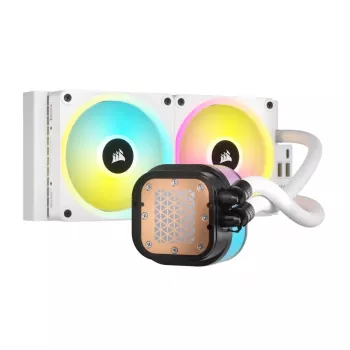 Cooler de CPU CORSAIR – iCUE Link H100i RGB cooler líquido AiO – branco