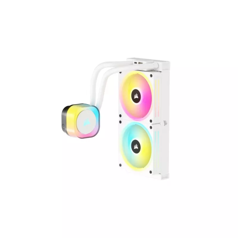 Cooler de CPU CORSAIR – iCUE Link H100i RGB cooler líquido AiO – branco